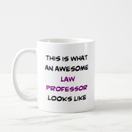 Mug professeur de droit, génial (Gauche)