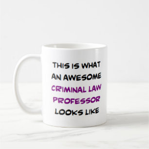 Mug professeur de droit pénal, génial