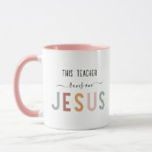 Mug Professeur de foi Jésus personnalisé (Gauche)