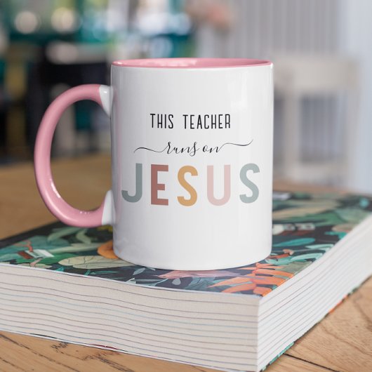 Mug Professeur de foi Jésus personnalisé