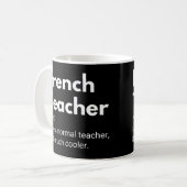 Mug Professeur de français comme un professeur normal (Devant gauche)