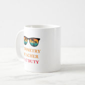 Mug Professeur de géométrie hors service (Devant gauche)