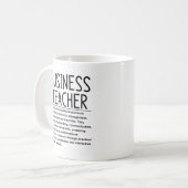 Mug Professeur de gestion (Devant gauche)