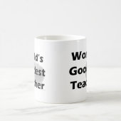 Mug Professeur de Goodest du monde (Centre)