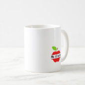 Mug Professeur de jardin d'enfants personnalisé Nom fl (Devant droit)