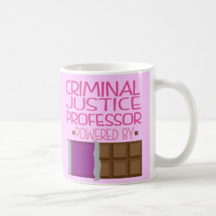 Mug Professeur de justice pénale Chocolate Gift pour