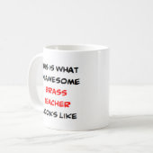 Mug professeur de laiton, génial (Devant gauche)
