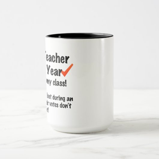 Mug Professeur de l'année Café (Centre)