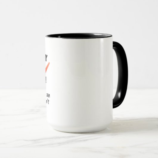 Mug Professeur de l'année Café (Devant droit)