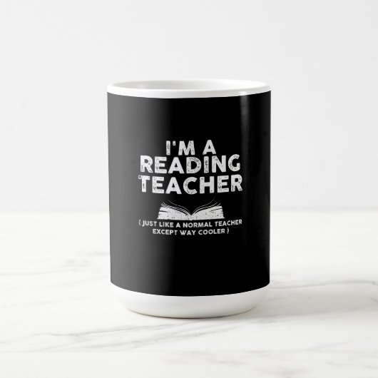 Mug Professeur de lecture - Je suis professeur de lect (Centre)