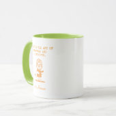 Mug Professeur de littérature anglaise d'art de langue (Devant gauche)