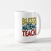 Mug Professeur de mathématiques (Devant droit)