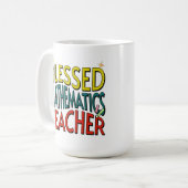 Mug Professeur de mathématiques (Devant gauche)