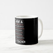 Mug Professeur de mathématiques (Devant droit)