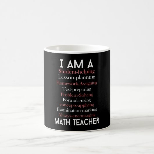 Mug Professeur de mathématiques (Centre)