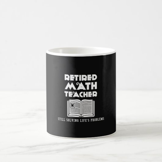 Mug Professeur de mathématiques à la retraite pour rés (Centre)