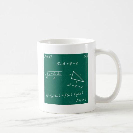 Mug professeur de mathématiques algebra geek (Droite)