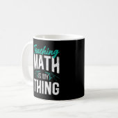 Mug Professeur de mathématiques Enseignement Nerd Étud (Devant gauche)
