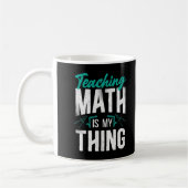 Mug Professeur de mathématiques Enseignement Nerd Étud (Gauche)