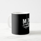 Mug Professeur de mathématiques Équipe d'enseignants d (Devant gauche)