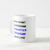 Mug professeur de mathématiques, génial (Devant gauche)