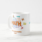 Mug Professeur de mathématiques - Le meilleur pour rés (Devant gauche)