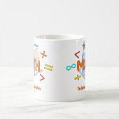 Mug Professeur de mathématiques - Le meilleur pour rés (Centre)