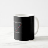 Mug Professeur De Mathématiques Parfois Je Pars (Devant droit)