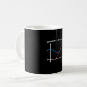Mug Professeur De Mathématiques Parfois Je Pars (Devant gauche)
