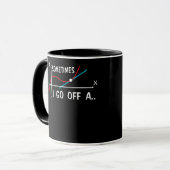 Mug Professeur De Mathématiques Parfois Je Pars D'Un T (Devant gauche)