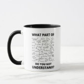 Mug Professeur de mathématiques Professeur de mathémat (Gauche)