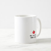 Mug Professeur de Mathématiques Résolveur de Problèmes (Devant droit)