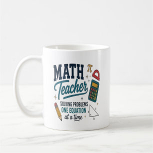 Mug Professeur de Mathématiques Résolveur de Problèmes