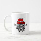 Mug Professeur de mathématiques...Travailler ma magie (Gauche)