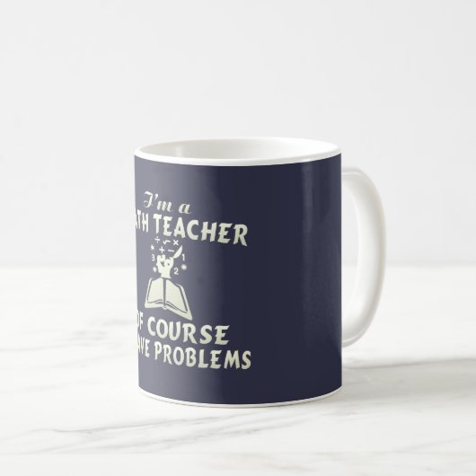 Mug Professeur de maths (Devant droit)