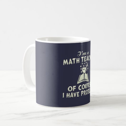 Mug Professeur de maths (Devant gauche)
