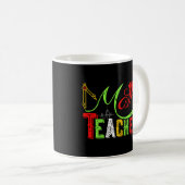 Mug Professeur De Maths De Retour À L'École (Devant droit)
