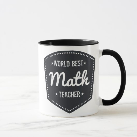 Mug Professeur de maths drôle - le meilleur professeur (Droite)