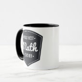Mug Professeur de maths drôle - le meilleur professeur (Devant gauche)
