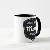 Mug Professeur de maths drôle - le meilleur professeur (Devant droit)