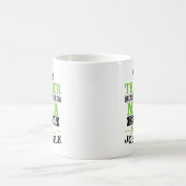 Mug Professeur de maths Ninja multitâche pas une (Centre)