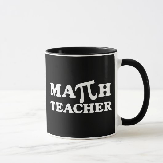 Mug Professeur de maths pi (Droite)
