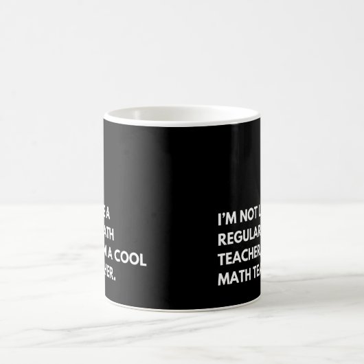 Mug Professeur De Maths Professeur Drôle Dire (Centre)