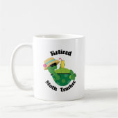 Mug Professeur de maths retraité (tortue) (Gauche)