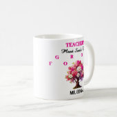 Mug Professeur de Merci - Cadeau de motivation pour le (Devant droit)