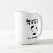 Mug Professeur de musique (Devant droit)