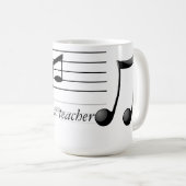 Mug Professeur de musique (Devant droit)