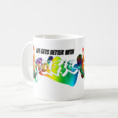 Mug Professeur de musique de guitare (Devant gauche)