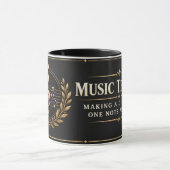 Mug Professeur de Musique Faisant une Différence une N (Centre)
