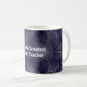 Mug Professeur de Musique le Plus Grand du Monde Fract (Devant droit)
